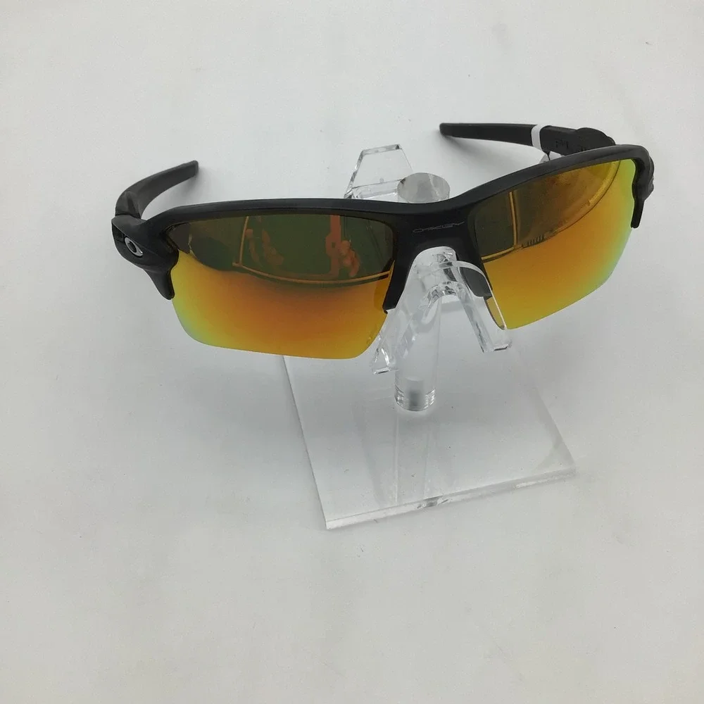 Oakley Flak 2.0 XL Sunglasses Matte Black Camo Prizm Ruby OO9188-8659 NEW